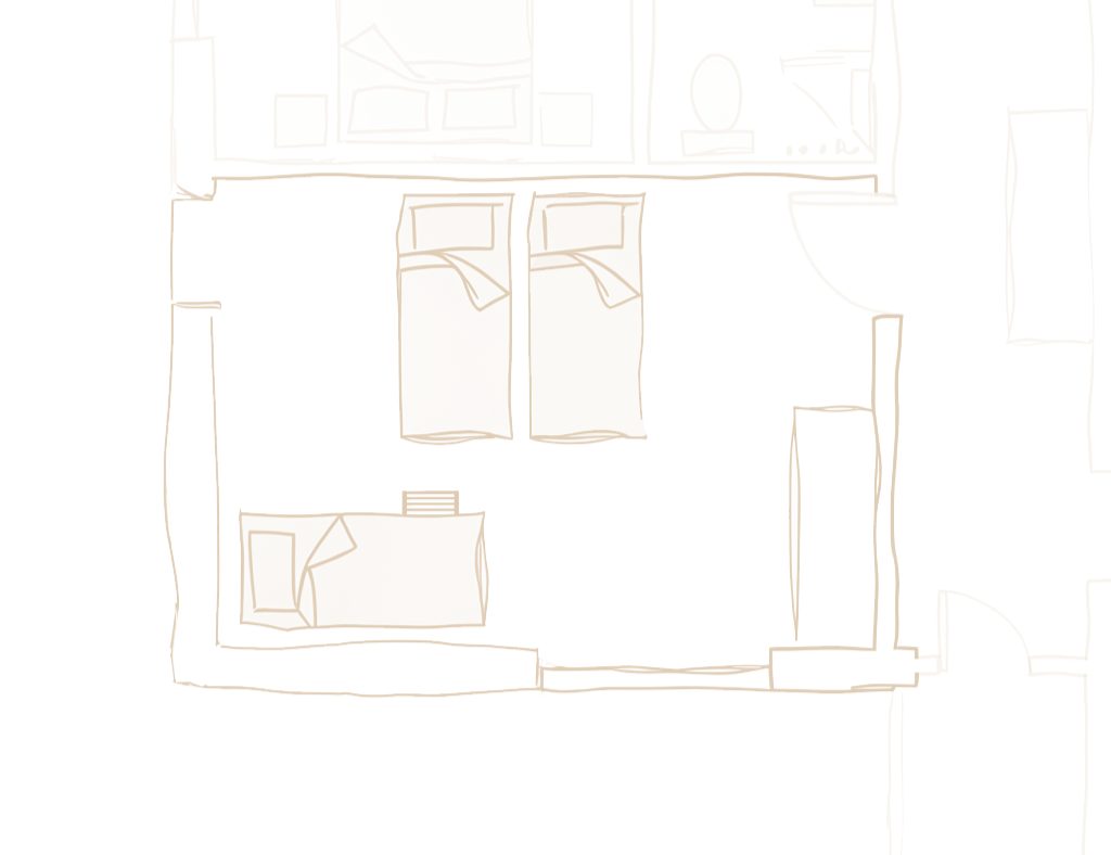 Down floorplan